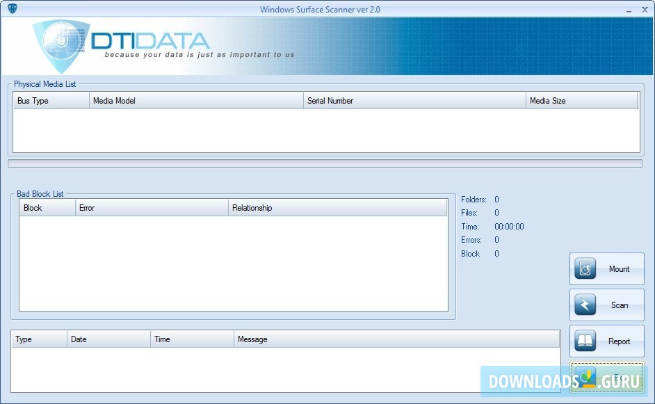 Windows Surface Scanner