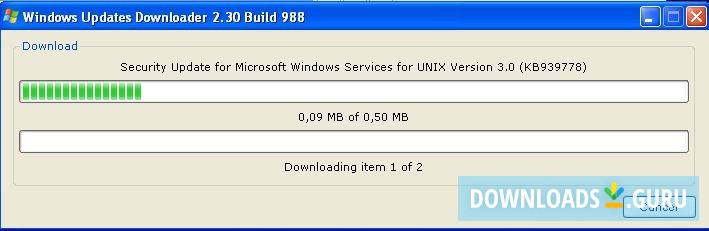 Download proccess started