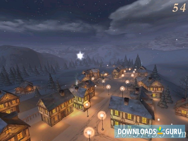 Winter Town 3D Screensaver