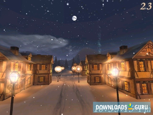 Town with moon