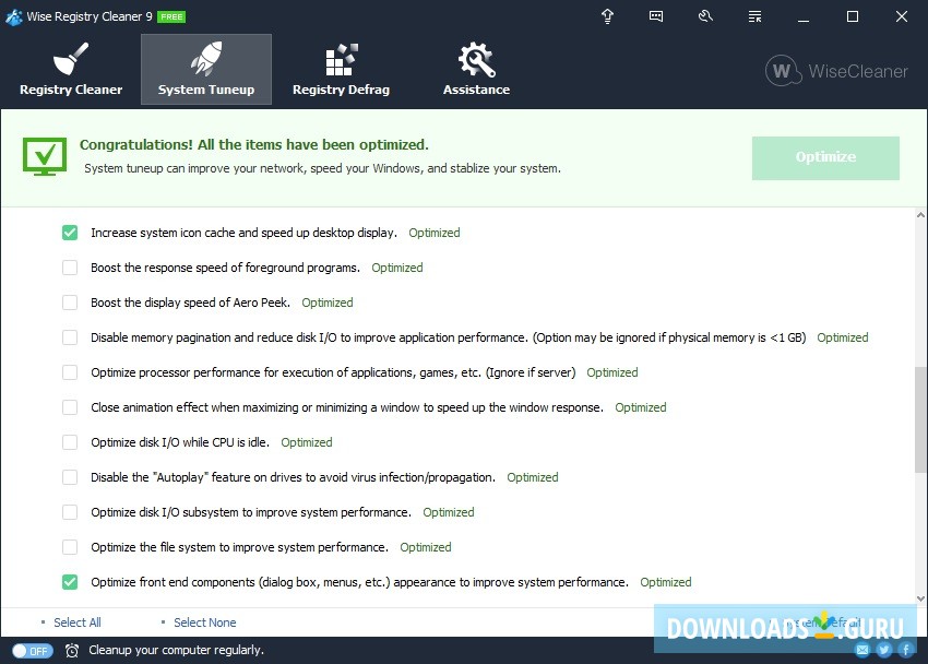 Wise Registry Cleaner Free