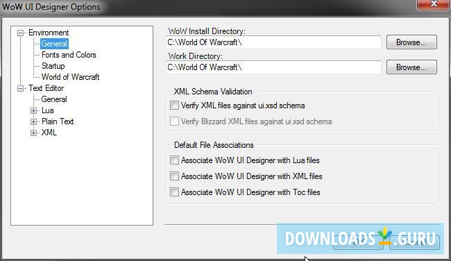 WoW UI Designer