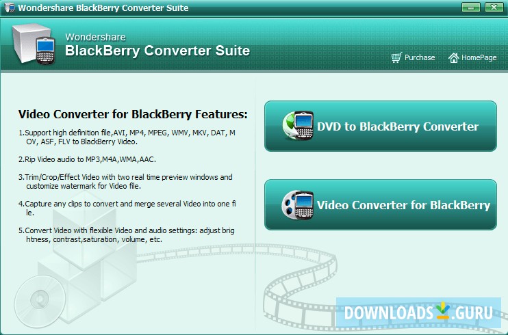 Wondershare BlackBerry Converter Suite