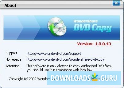 About Wondershare DVD Copy