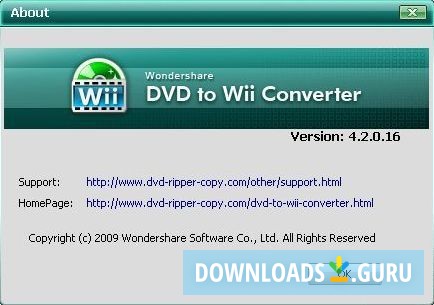 Wondershare DVD to Wii Converter