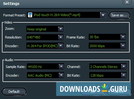 Profile settings