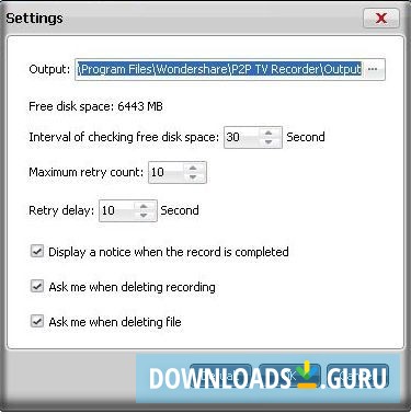 Wondershare P2P TV Recorder