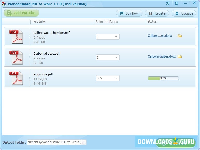 Wondershare PDF to Word