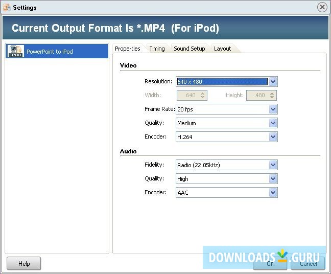 Wondershare PPT to iPod