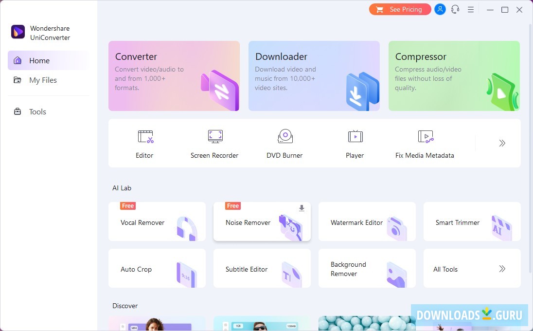home screenshot