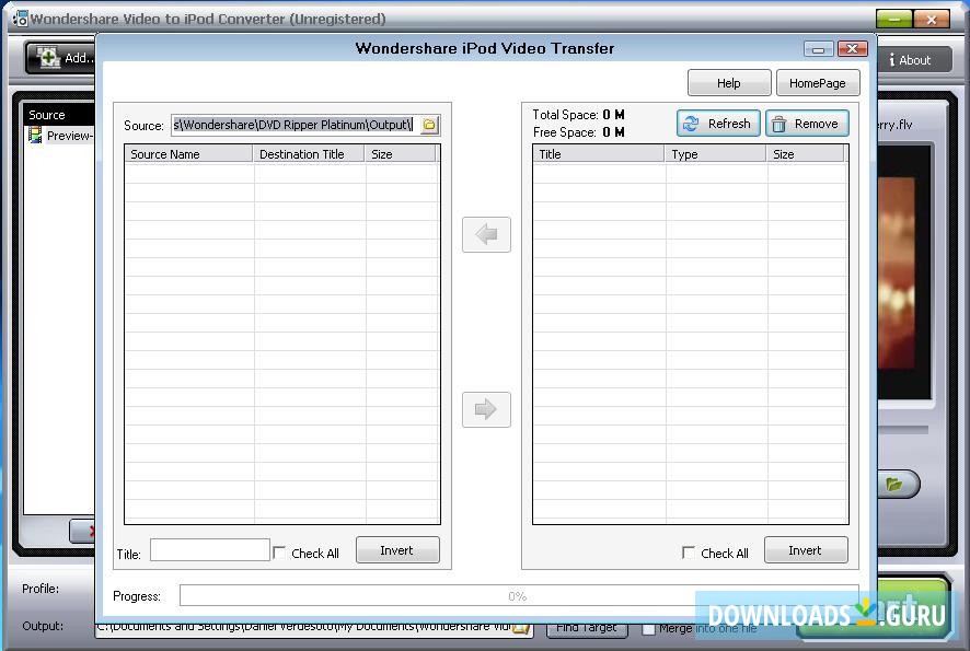 Wondershare Video to iPod Converter