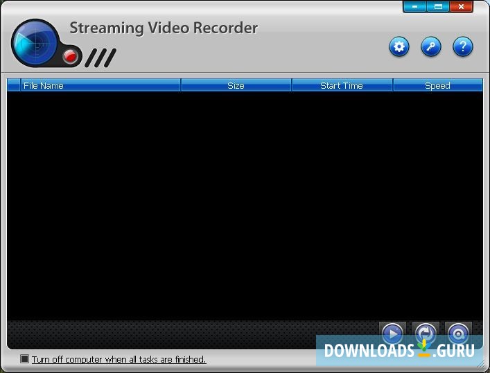 Streaming Video Recorder