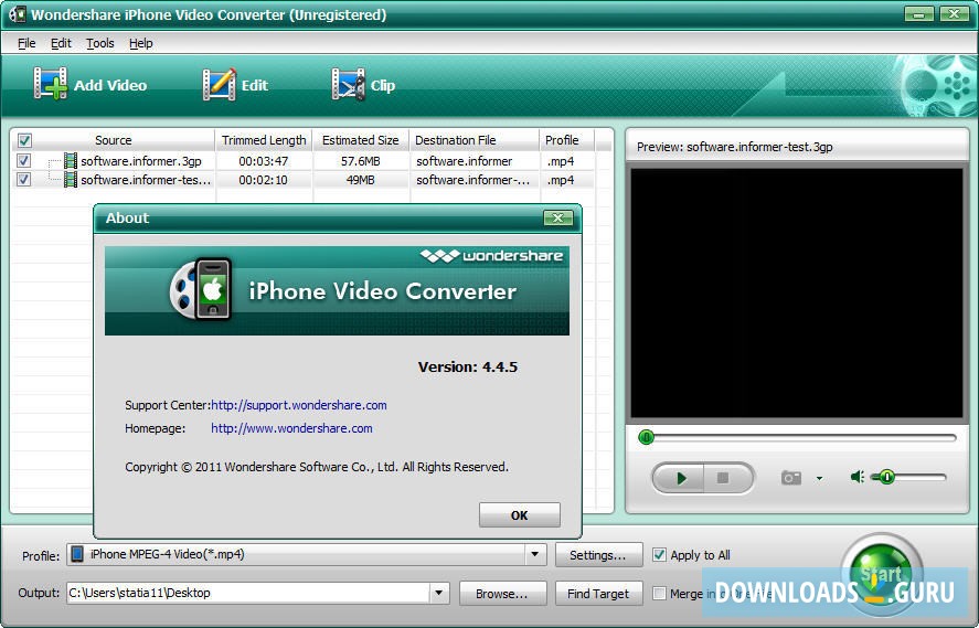 wondershare free video converter