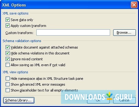 Word 2003: XML Viewer