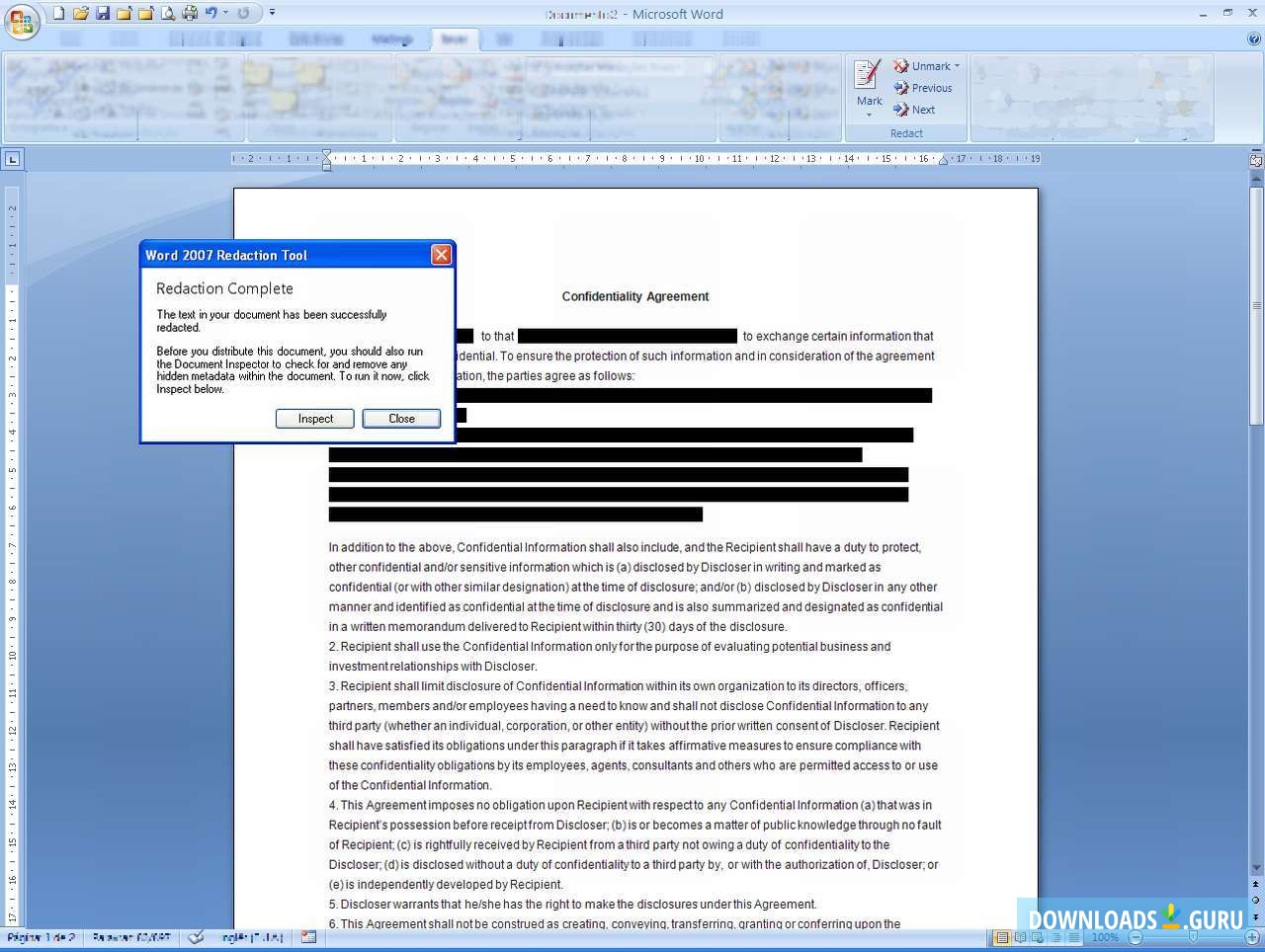 Redacted Document