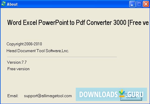 Word Excel PowerPoint to Pdf Converter 3000