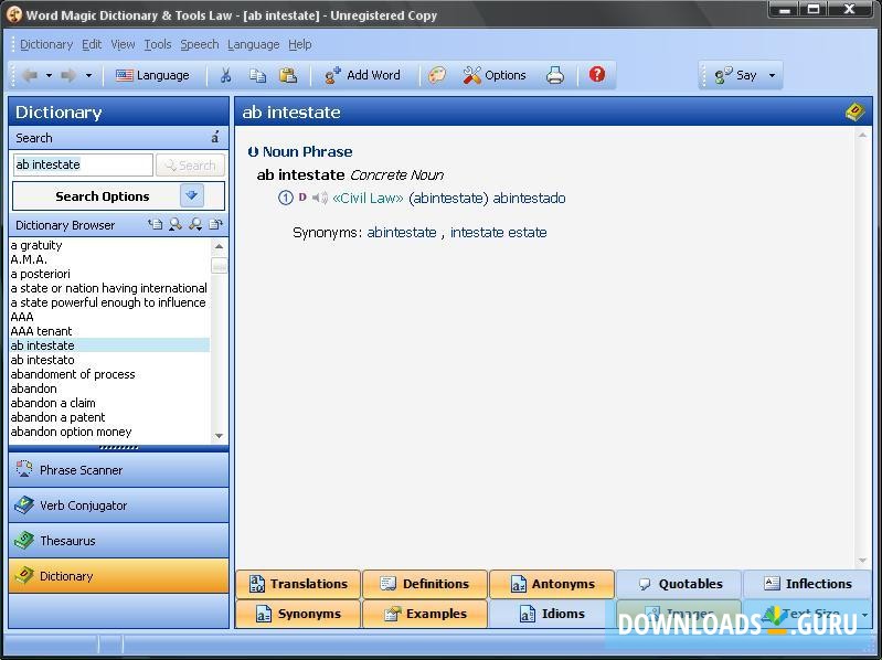 Tools law dictionary