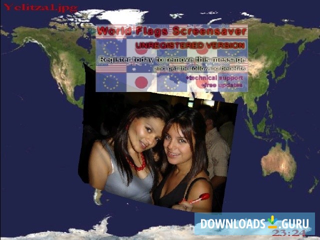 World Flags Screensaver