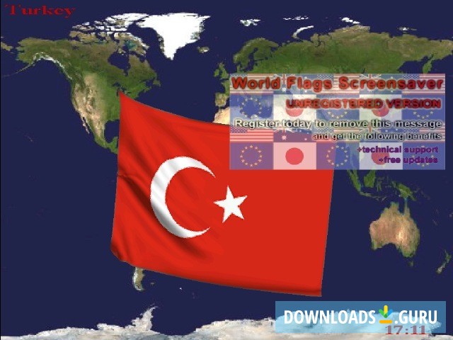 World Flags Screensaver