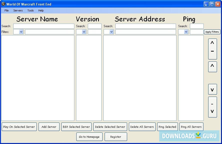 World Of Warcraft Front End