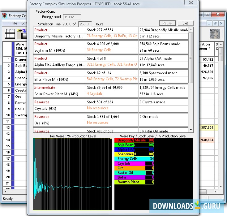X3 Factory Complex Calculator
