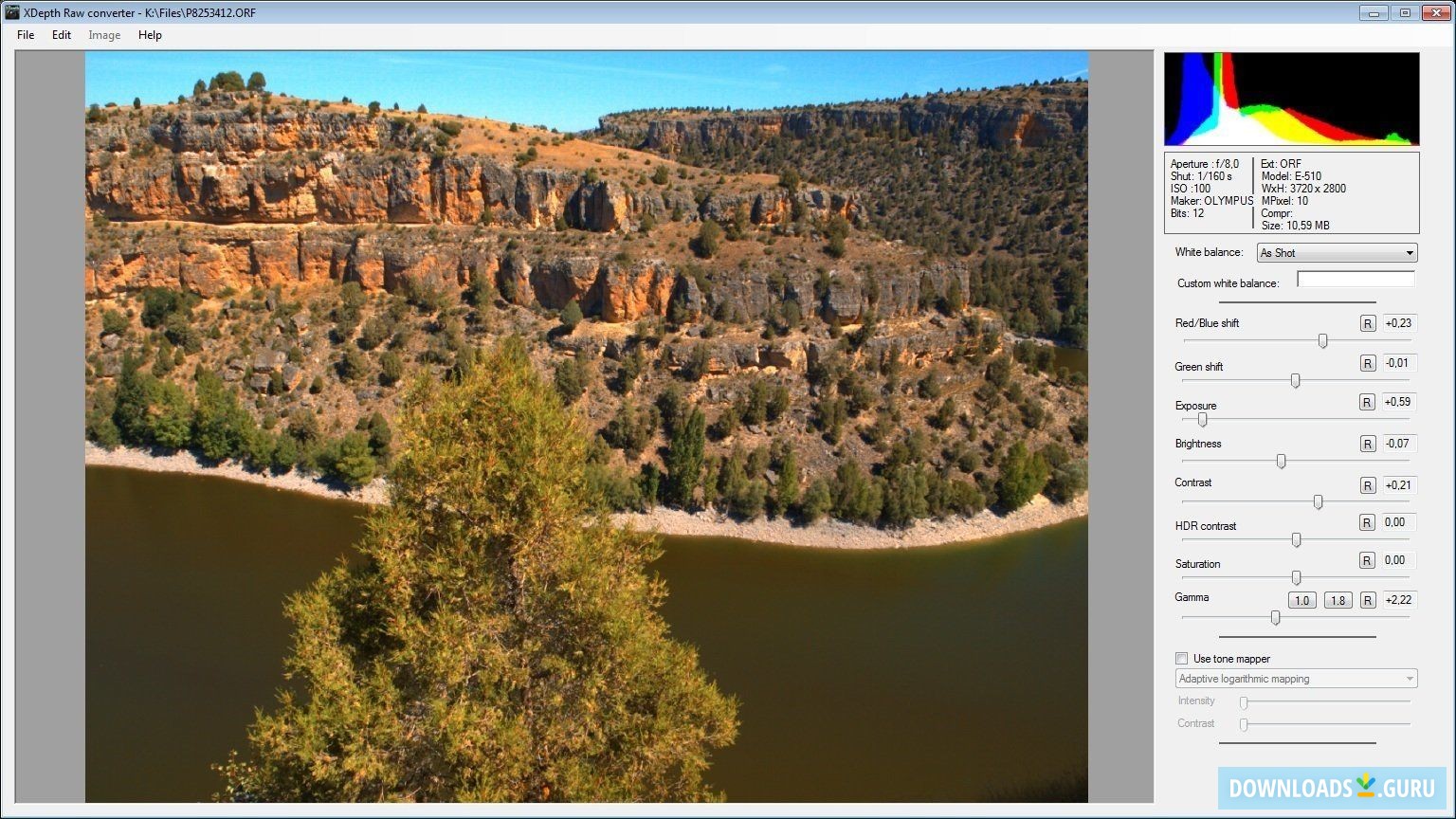 Enhancing Image Before Saving