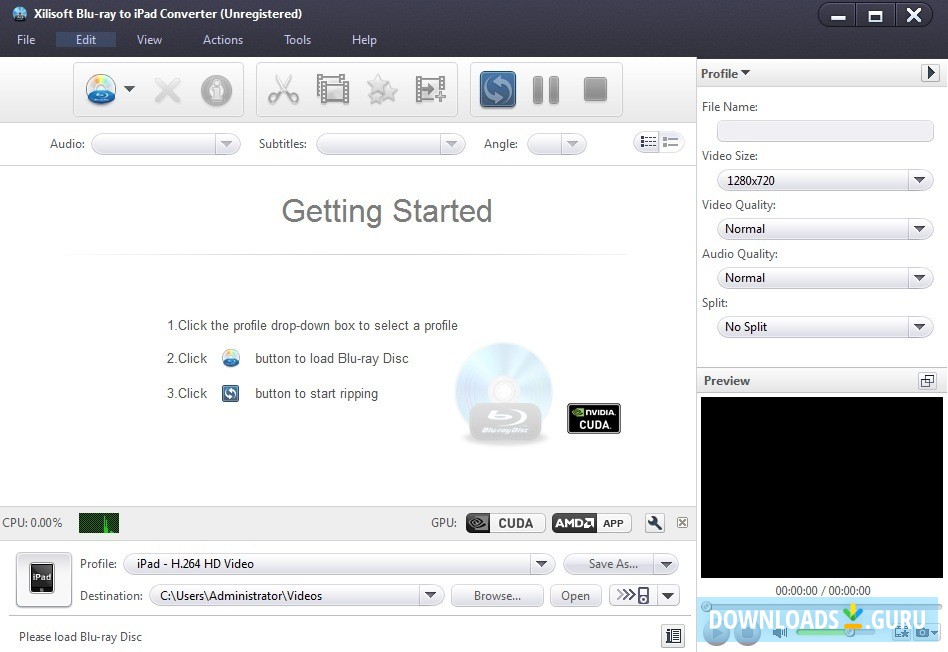 Xilisoft Blu-ray to iPad Converter