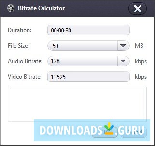 Bit Rate Calculator