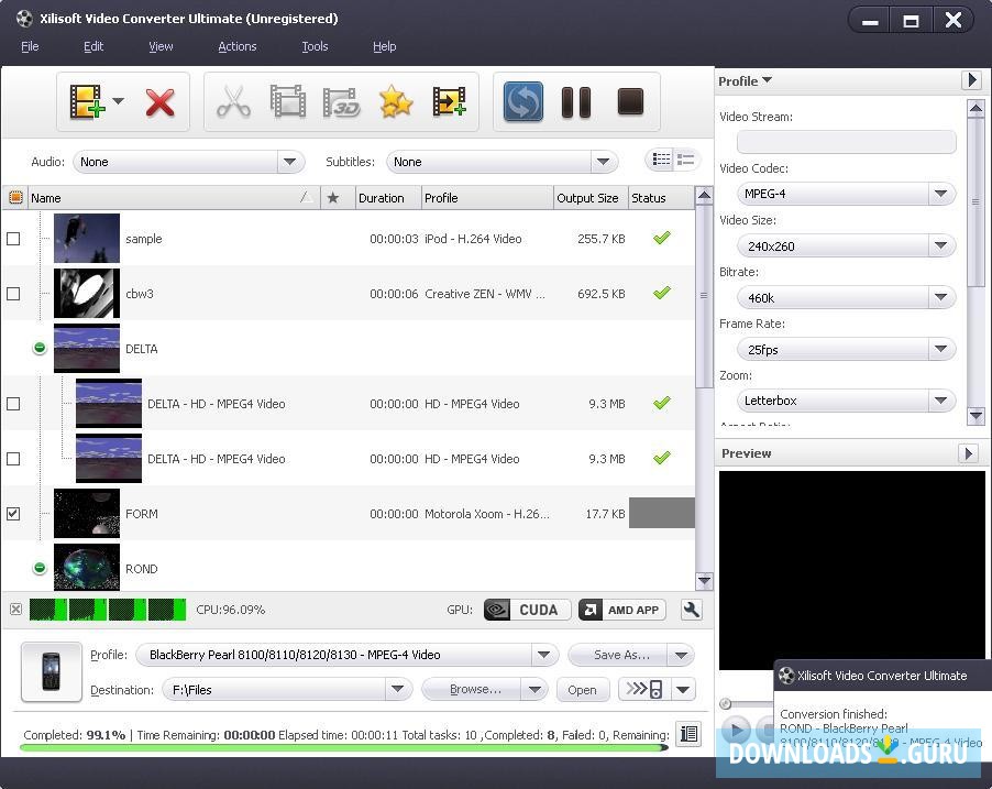 Conversion in Progress