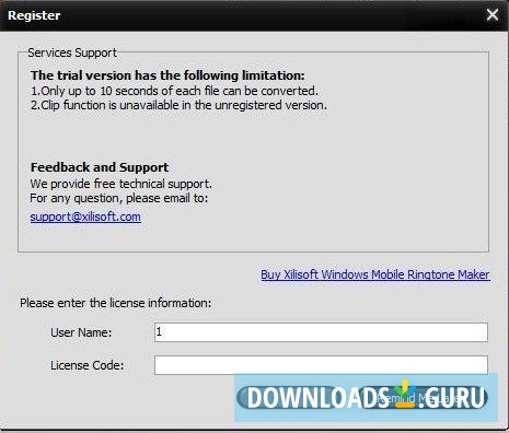 Xilisoft Windows Mobile Ringtone Maker