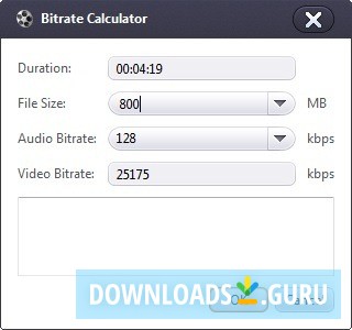 Bit Rate Calculator