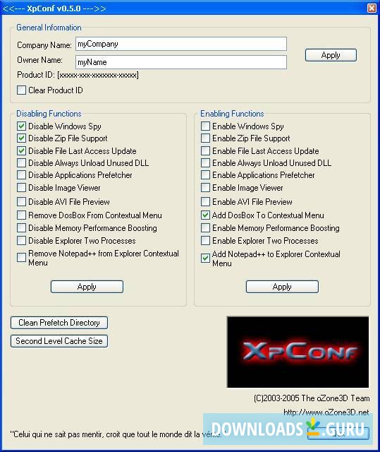 XpConfigurator
