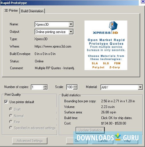 Xpress3D for Inventor