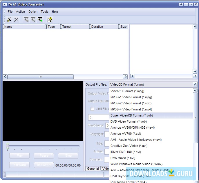 YASA Video Converter