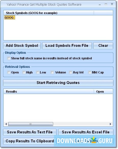 download yahoo finance quotes download yahoo finance quotes