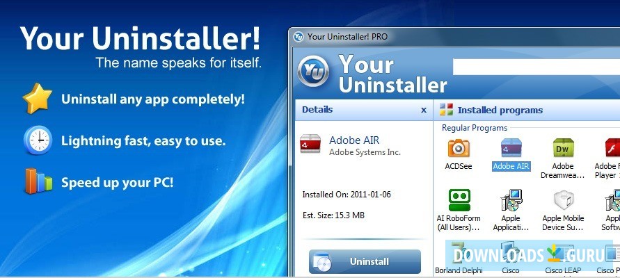 uninstaller app for windows 10