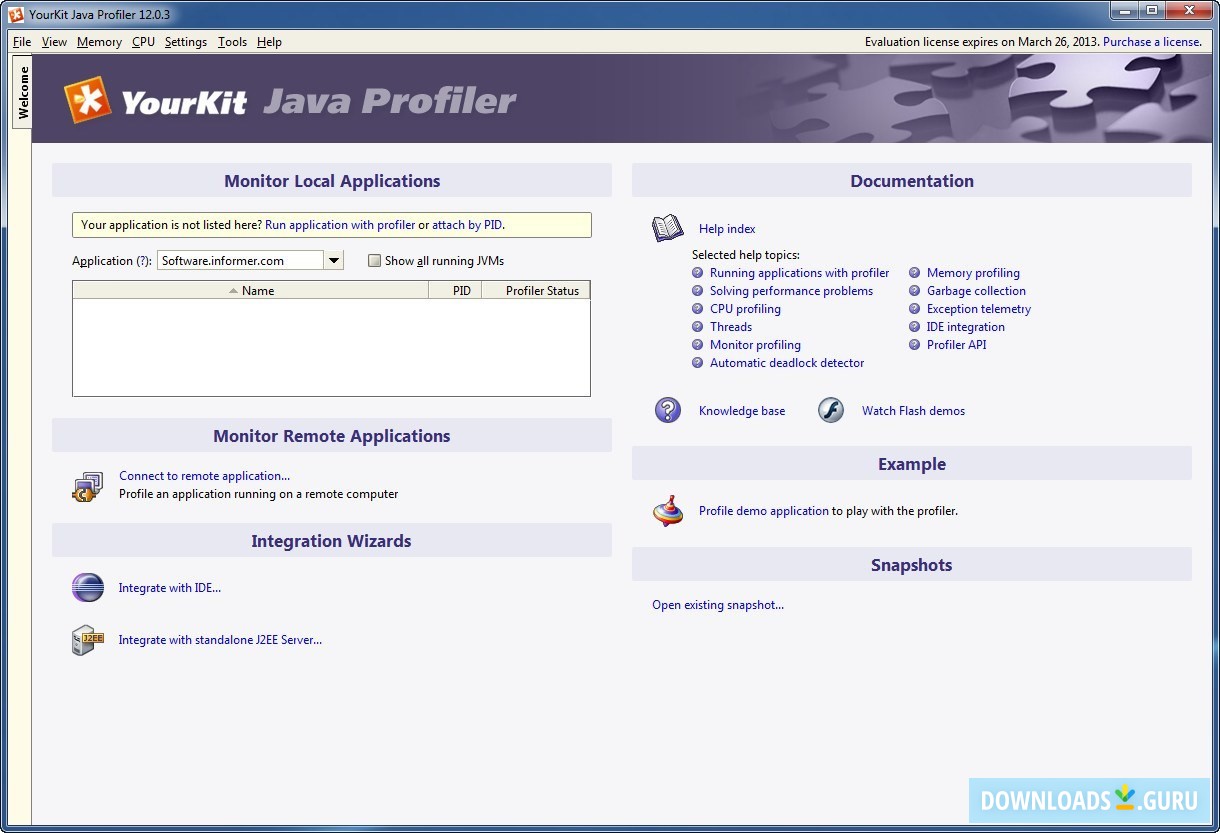 yourkit java profiler license key free