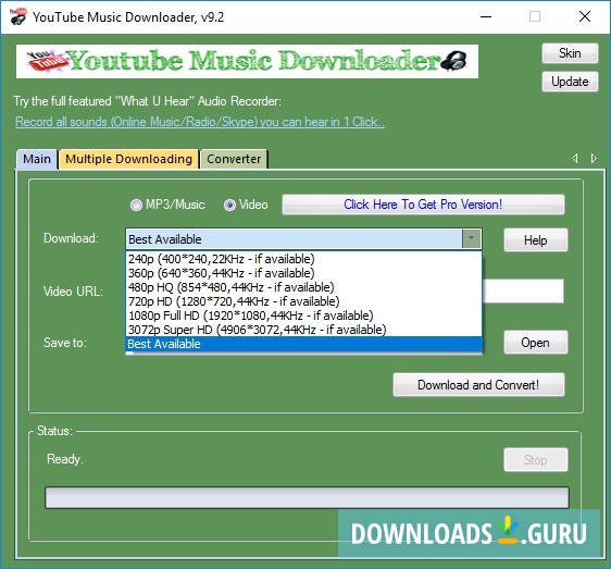 Output Quality Presets