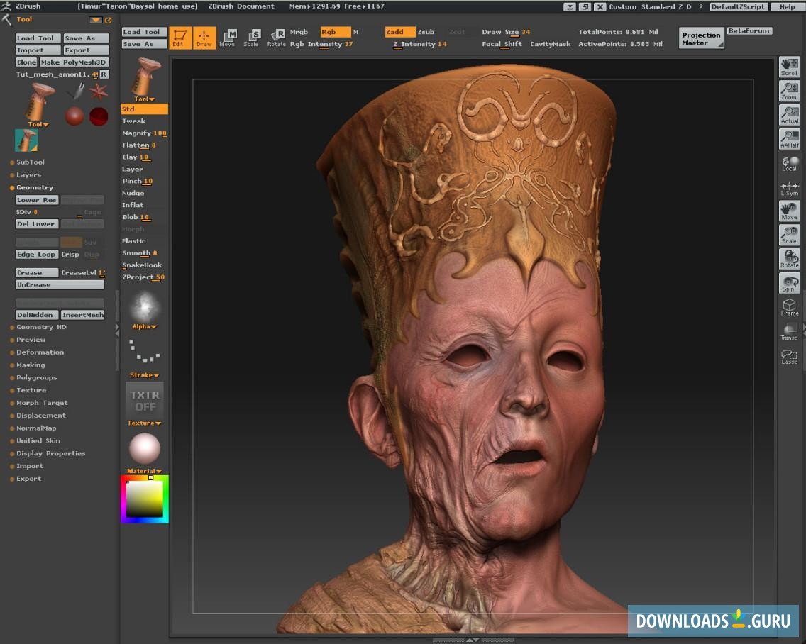 download the last version for ios Pixologic ZBrush 2023.2