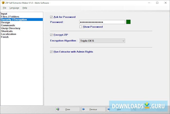ZIP Self Extractor Maker