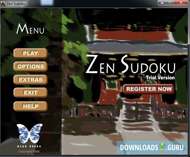 Main menu