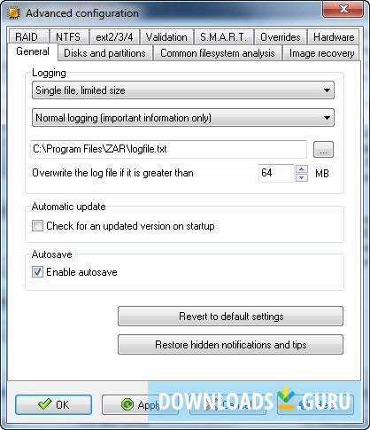 General Configuration