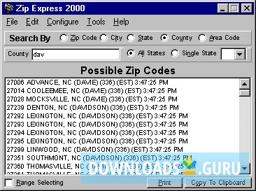 windows programs and features opens to express zip