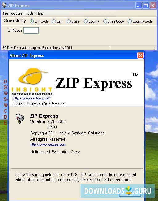 google express zip codes