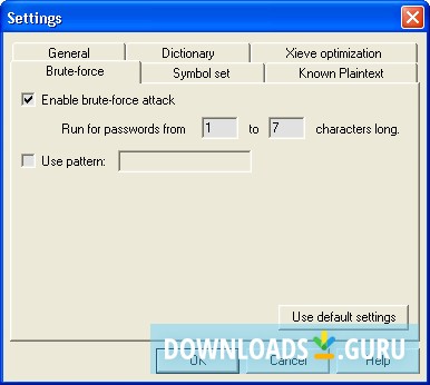 Brute-Force settings