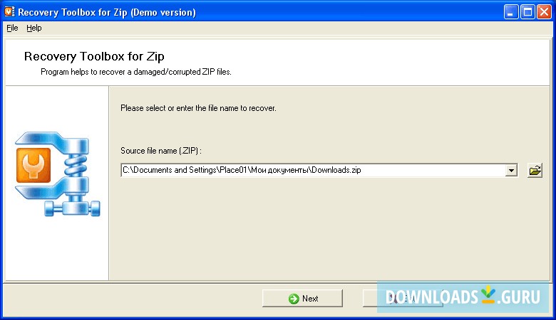 Zip Recovery Toolbox
