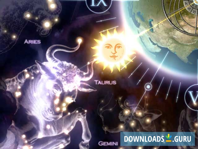 Zodiac Clock 3D Screensaver