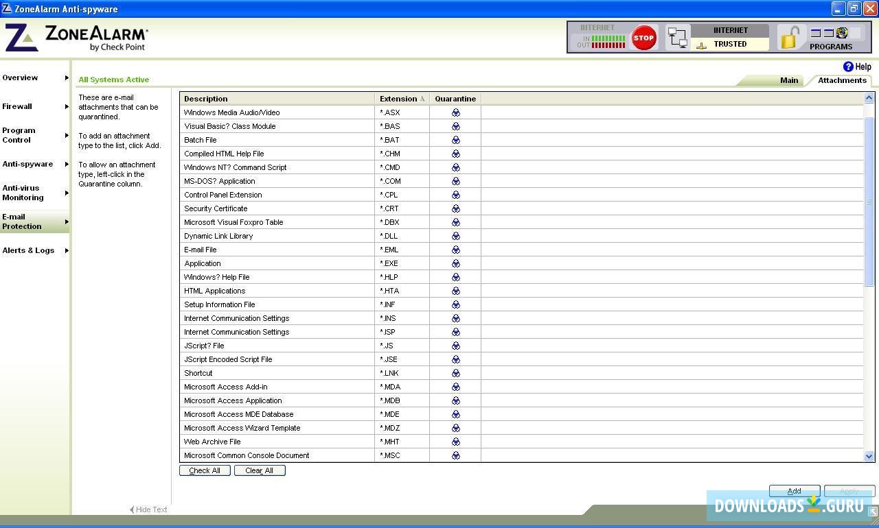 ZoneAlarm Anti-Spyware