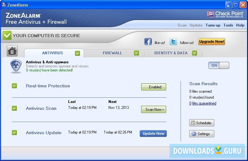 zonealarm antivirus free download for windows 7