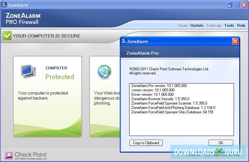 download zonealarm firewall
